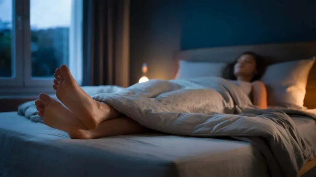 ¿Duermes mejor con un pie fuera de la sábana? Este simple gesto tiene una explicación real